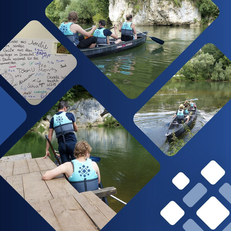 Dank der Schwimmwesten-Spende unserer citadelle systems Familie war auch die Sicherheit auf dem Wasser gewährleistet